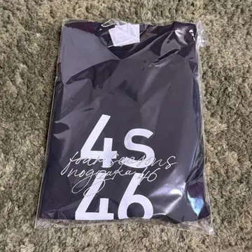 포시즌스 노기자카 46 T셔츠 블랙 M사이즈