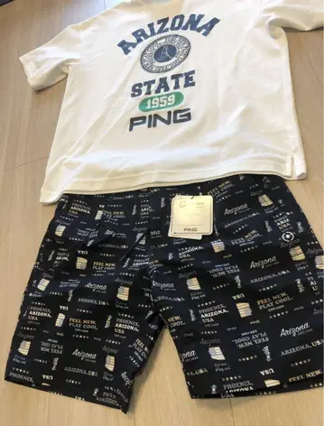 새상품 PING 네이비 숏팬츠 S