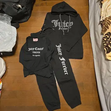 Juicy Couture 셋업 블랙 S/XS