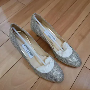 JIMMY CHOO 비쥬 장식 하이힐 35 1/2