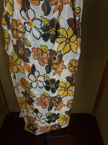 60s 70s 꽃무늬 천