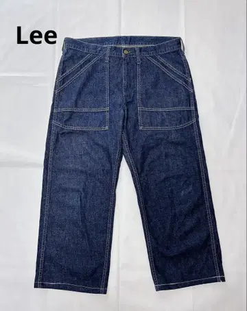 Lee 페인터 팬츠 데님 다크 네이비 스트레이트 청바지