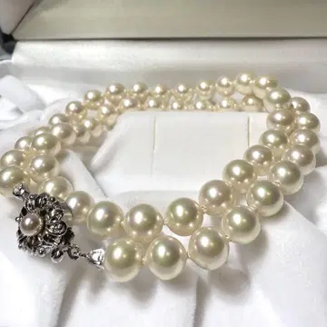 마조리카 펄 마조리카 진주 목걸이 약 6.9-7.1mm 약 38cm