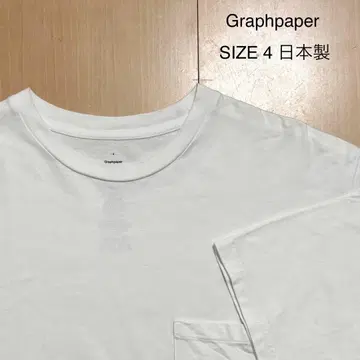그라프페이퍼 그라프 페이퍼 팩 티셔츠 티셔츠 포켓 티 사이즈 4