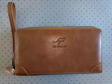 AIKS KANGAROO 브라운 장지갑