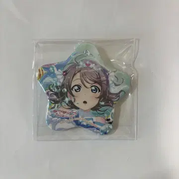 러브 라이브! 선샤인!! Aqours 별 모양 캔뱃지 와타나베 요
