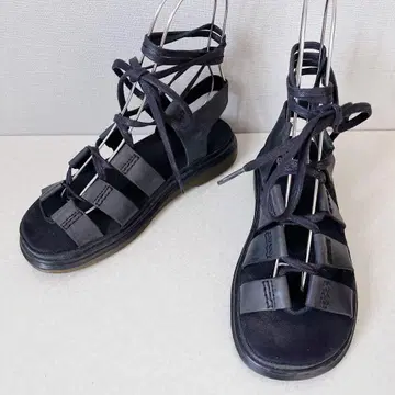 미사용급 Dr. Martens KRISTINA 크리스티나 샌들 천연 가죽