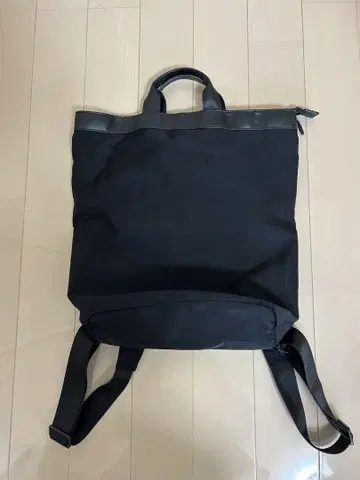 블랙 나일론 럭색/백팩