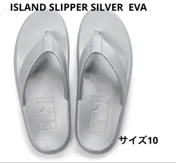 ISLAND SLIPPER SILVER EVA 사이즈 10