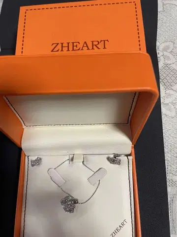 ZHEART 하트 모양 목걸이 & 귀걸이