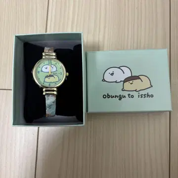 [ GEO 한정판 ] 오분구와 함께 뱅글 워치 그린 상자