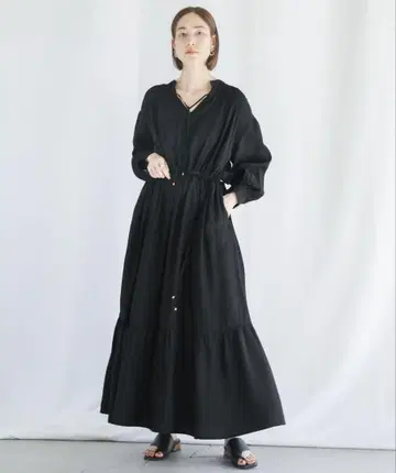볼륨 개더 원피스