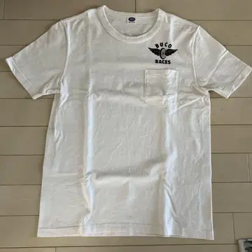BUCO RACES T셔츠 화이트 리얼 맥코이
