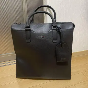 TOMMY x 벤츠 콜라보 천연 가죽 토트백