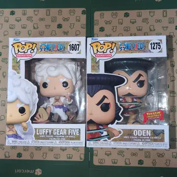 Funko Pop! 원피스 루피 니카 기어 5 & 코즈키 오뎅 2개 세트