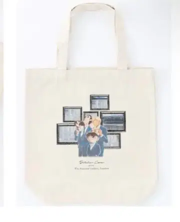 명탐정 코난 경찰학교 런던 국립 갤러리 토트백