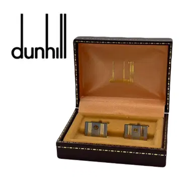 [미품] dunhill 커프 링크스 케이스 포함 포멀 비즈니스에 최적
