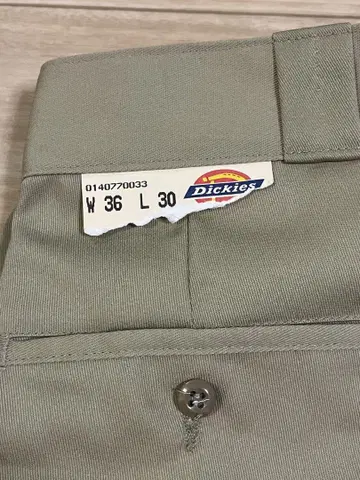 디키즈 워크 팬츠 874 치비 택 80s USA제 베이지