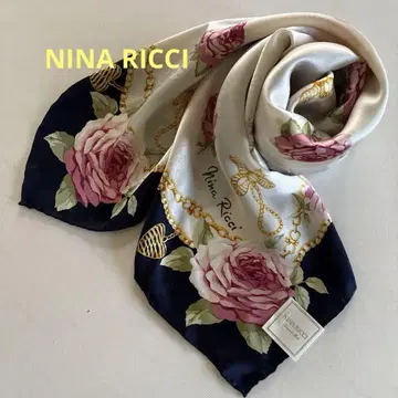 새상품 [ NINA RICCI ] 니나리치 대형 스카프 실크 100%