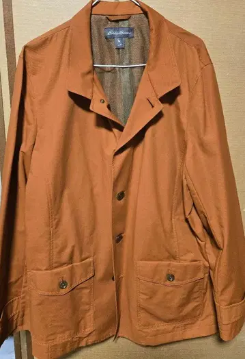 Eddie Bauer 스텐 칼라 코트 M 오렌지 에디 바우어