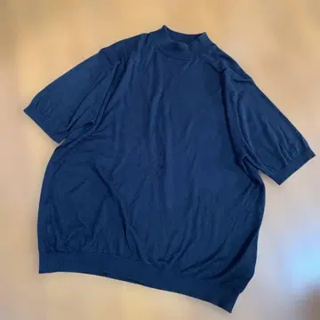 JOHN SMEDLEY 모크넥 씨 아일랜드 코튼 / XL / 블랙