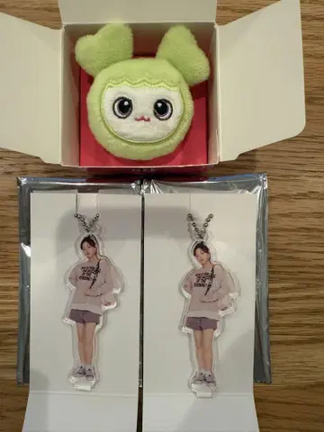 TWICE 정연 반지 아크릴 스탠드 키링 세트