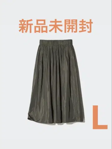 볼륨 개더 스커트 유니클로 UNIQLO 미개봉 새상품 L