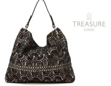 TREASURE 보물 탑카피 숄더백 블랙