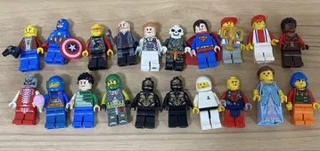 LEGO 미니 피규어 묶음 판매 20 정품 슈퍼히어로