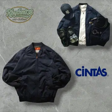 CINTAS 신타스 MA-1형 워크 자켓 네이비 (No.136)