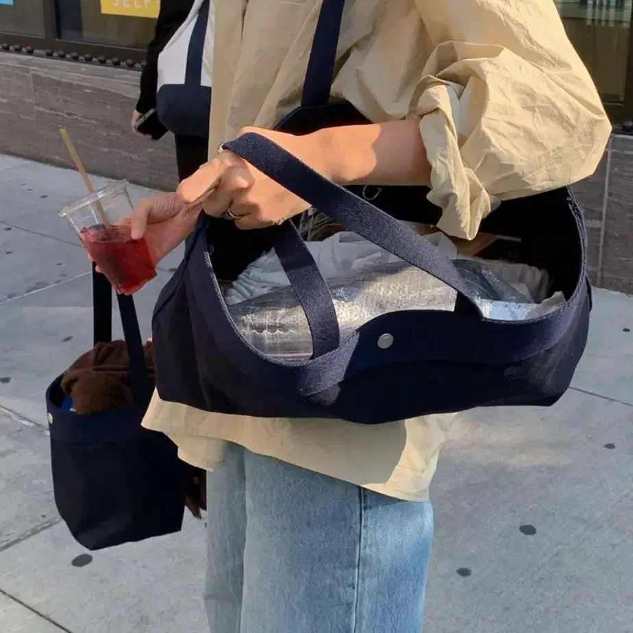 ☆haag☆ a baguette bag (navy)