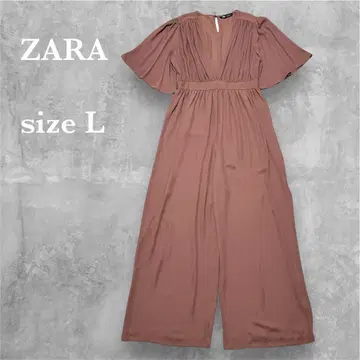 ZARA 올인원 드레이프 플레어 슬리브 핑크
