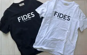 FIDES 티셔츠 2매 세트 사이즈 M