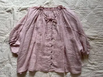 네스트로브 nest Robe V넥 프릴 블라우스