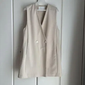 Ballsey 베이지 더블 버튼 베스트