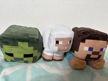 Minecraft 봉제 인형 3개 세트