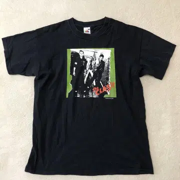 The CLASH 밴드 티셔츠 2003 1집 앨범 흰색 폭동 사이즈 M