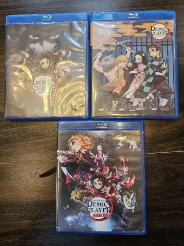 북미판 귀멸의 칼날 블루레이 Blu-ray 시즌 1, 2 + 무한 기차