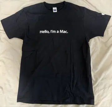Apple Mac 로고 티셔츠 M 사이즈