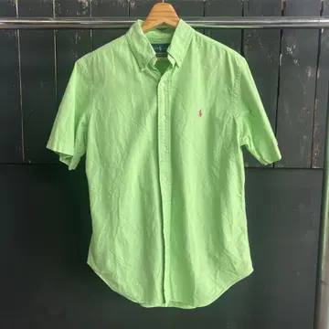 Ralph Lauren 랄프 로렌 반팔 셔츠 M 라이트 그린