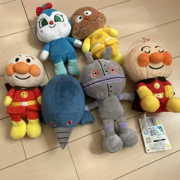 호빵맨과 친구들 봉제 인형 세트