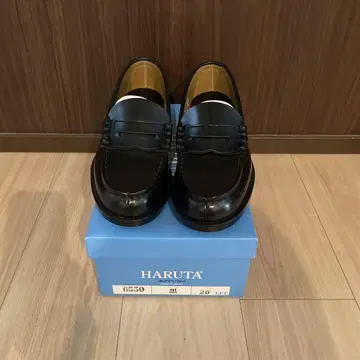 새상품, 미사용! HARUTA 로퍼 26cm EEE 블랙