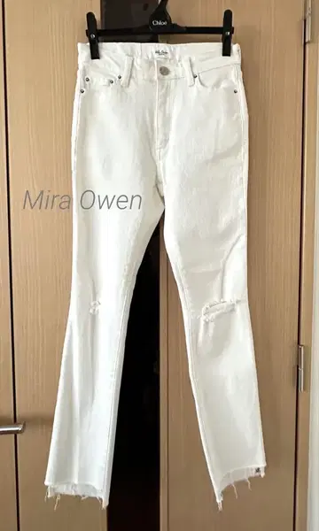 미사용 Mila Owen 미라 오웬 화이트 데님