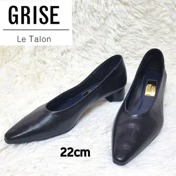 [컨디션 최상] LE TALON GRISE 가죽 소프트 펌프스 램 가죽