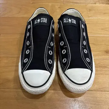 ALL STAR 블랙 슬립온 스니커즈