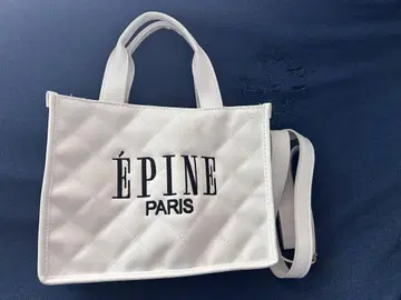 epine 에피누 퀼팅 토트 숄더백 무크 도서 화이트