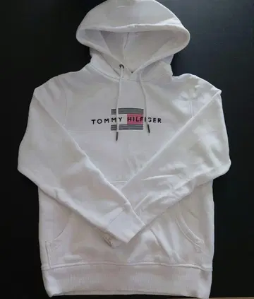 TOMMY HILFIGER 화이트 후드티 S/P