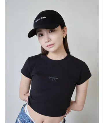 캘빈클라인 모노그램 베이비 티셔츠