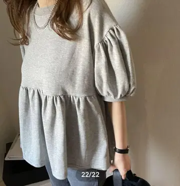 selectshop k 벌룬 하프 슬리브 풀오버