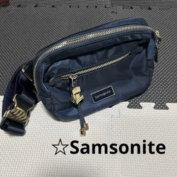 미사용 새상품 Samsonite 네이비 바디백